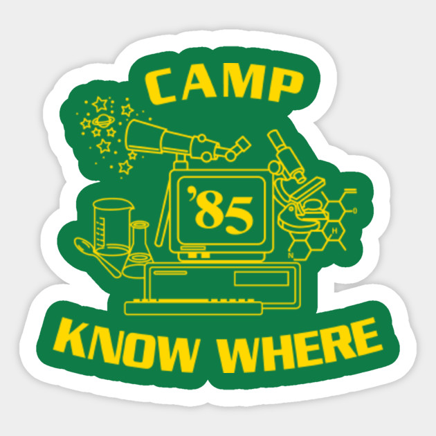 Camp Know Where - Stranger Things - Sticker | TeePublic